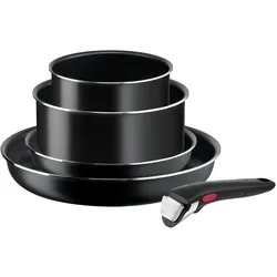 Tefal Ingenio Easy Cook & Clean, Pfannenset + Topfset, Schwarz