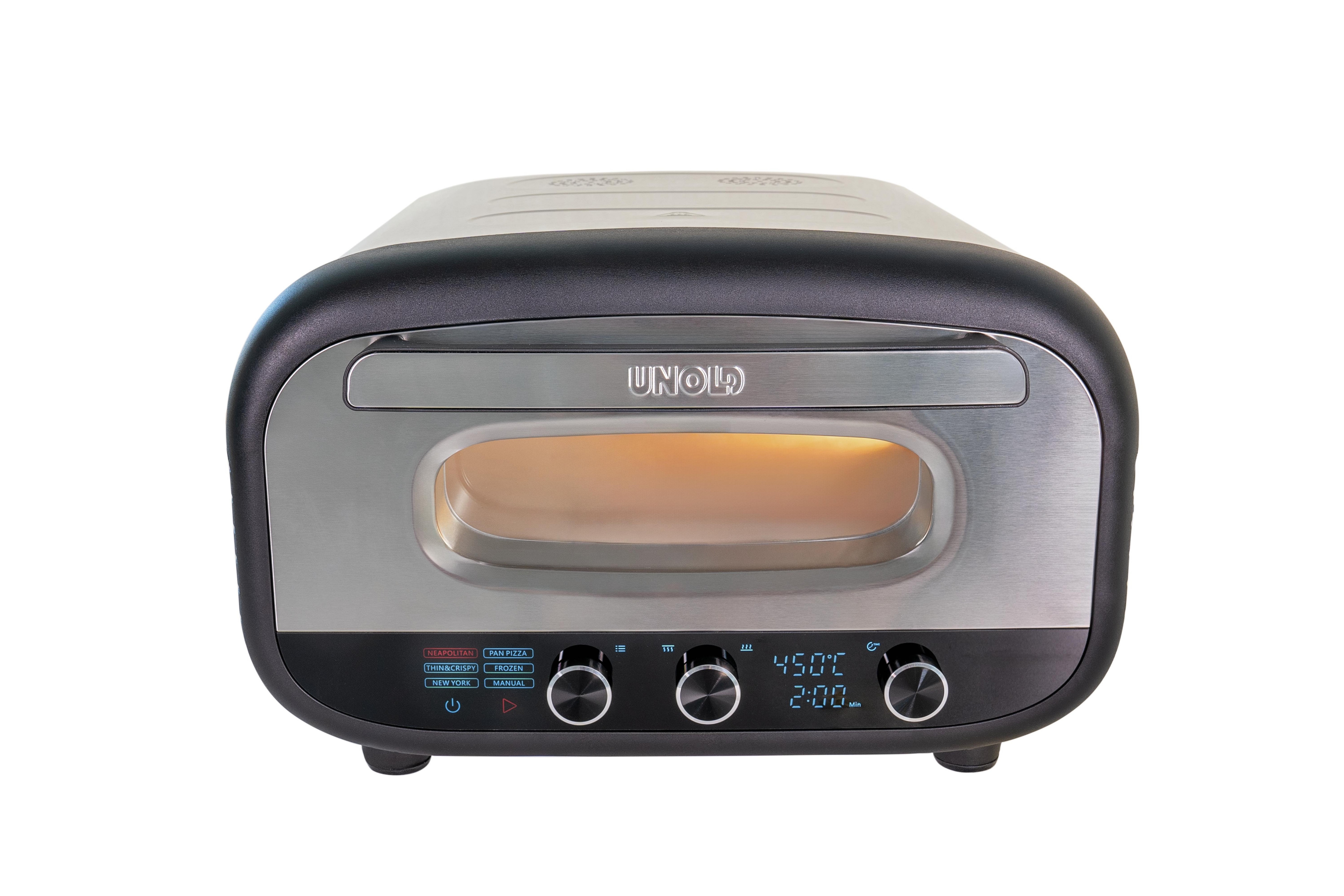 Unold AG UNOLD 68806 Pizzaofen Alfredo inkl. Pizzastein und Pizzaschieber