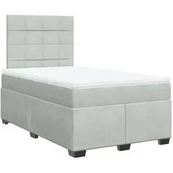 vidaXL, Boxspringbett, Hattenfeld (Block mit Quadraten) (120 x 200 cm)