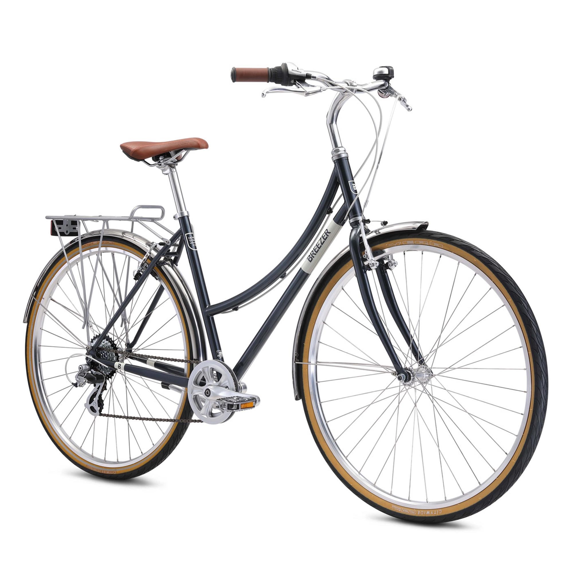 Breezer Downtown EX ST Damenfahrrad 28 Zoll retro Stadtrad 150 - 175 cm 8 Gang Fahrrad
