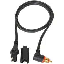Tecmate Optimate Adapter Verlängerung von SAE auf DIN Winkelstecker