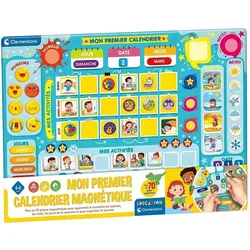 Clementoni Kalender Plattenspeicher 70 piezas (Französisch, 6 - 10 Jahre)