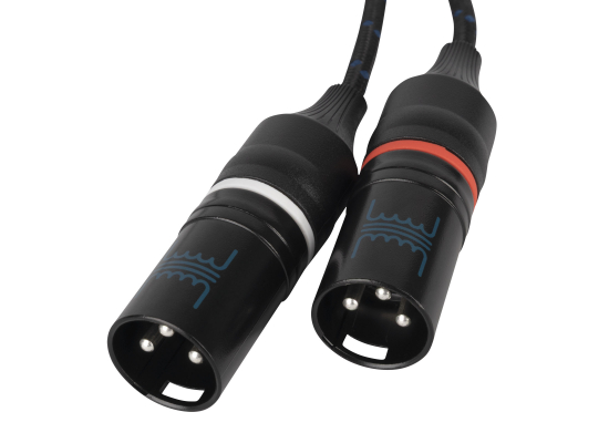 Audio FL115 USB-C Adapterkabel, schwarz, 0.75m