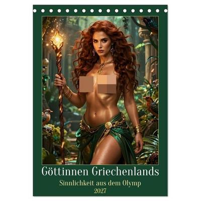 Göttinnen Griechenlands (Tischkalender 2027 DIN A5 hoch), CALVENDO Monatskalender