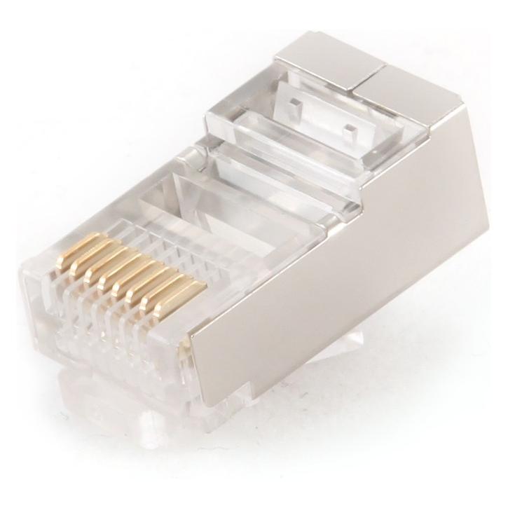 Gembird PLUG5SP/100 Drahtverbinder RJ-45 (FTP, SF/UTP, SFTP, CAT5e, 0.10 m) (PLUG5SP/100)