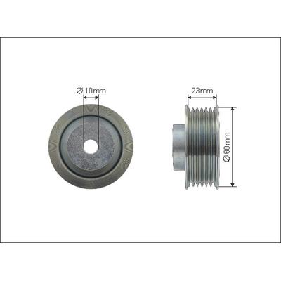 CAFFARO Umlenk-/Führungsrolle, Keilrippenriemen 500120 für Suzuki