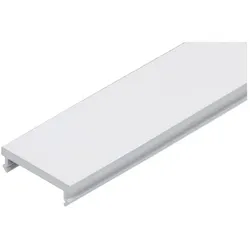 Brumberg 53440070 Kunststoff-Abdeckung, opal, L x B x H: 2.000 x 17,3 x 3,9 mm, Transmissionsgrad