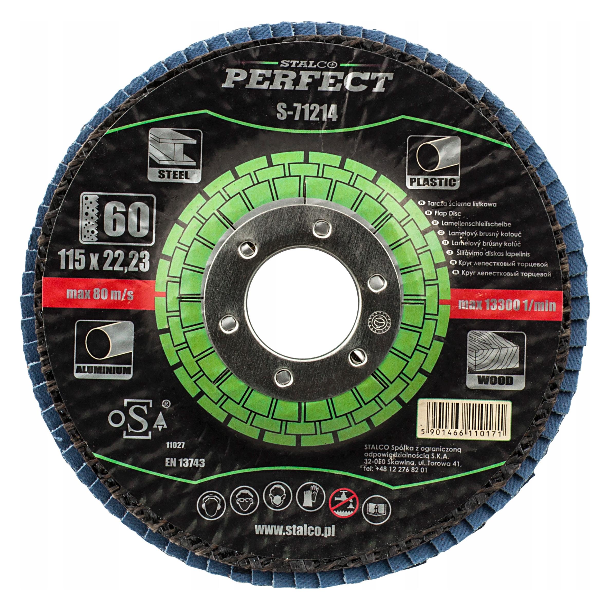 Stalco Brief Schleifmittel 115 Gr. 80 Alotex P. (80) (35787234)