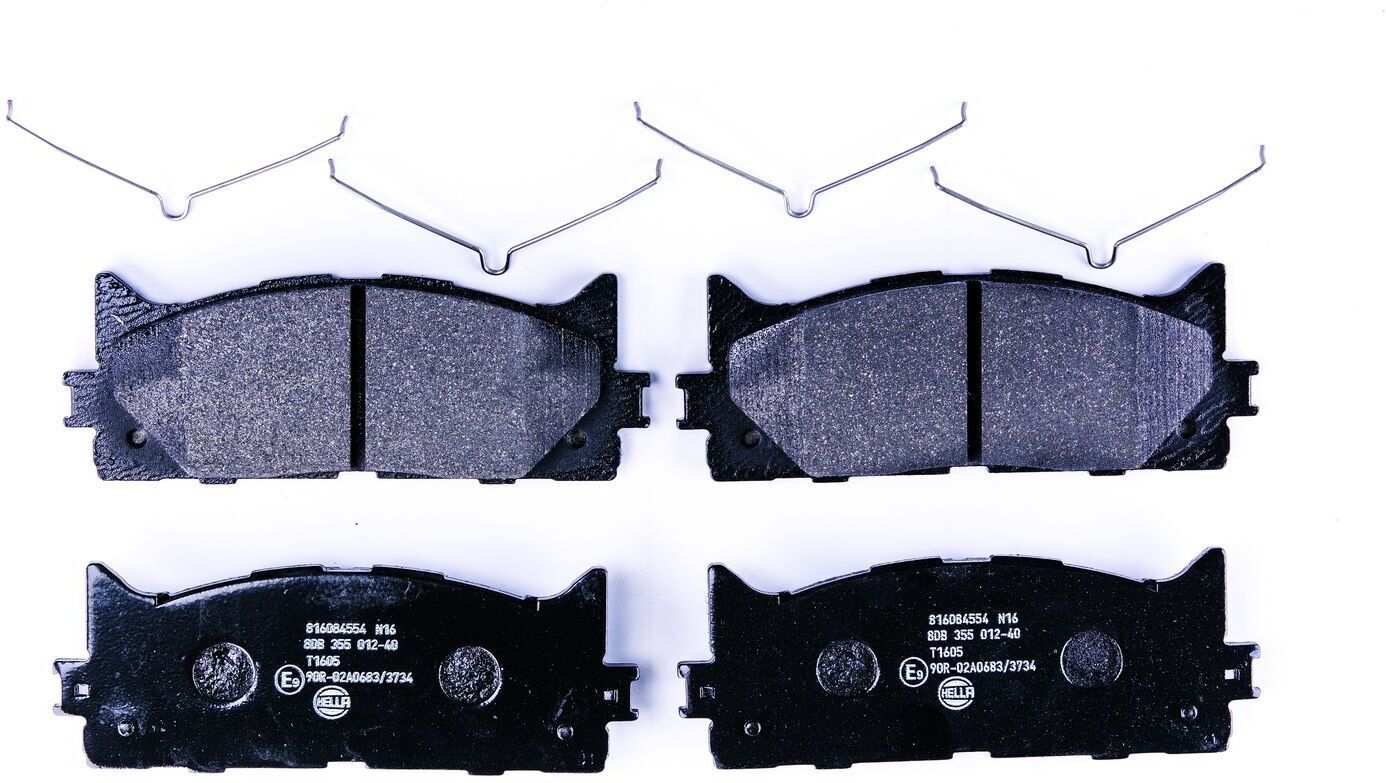 HELLA 8DB 355 012-401 Brake pad set