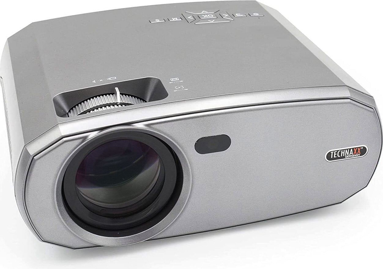 Technaxx TX-177 LCD Beamer, 1080p Full HD, 15.000 ANSI lumen, 1500:1 contrast, 50 tot 200 inch projectie