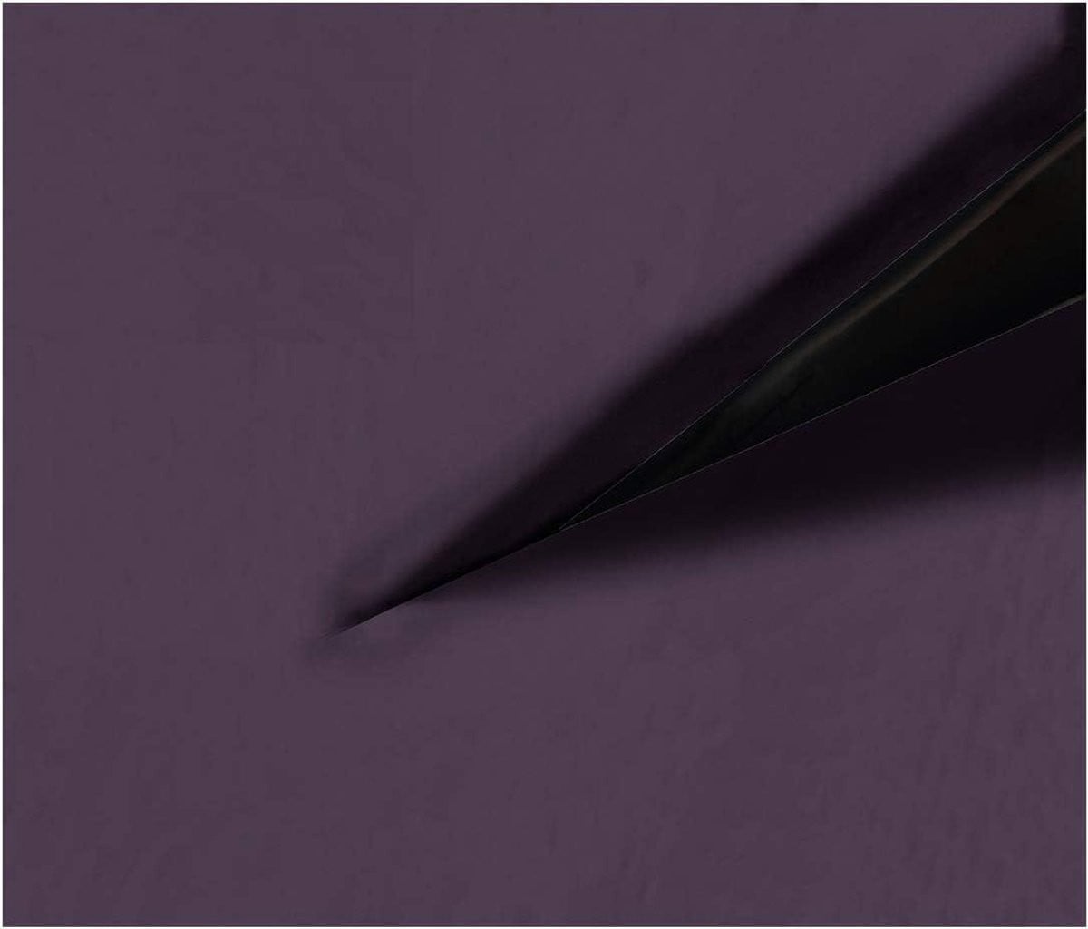 Paars Hoeslaken voor Split Topper Maatwerk - 160x200+12cm - Split 70cm