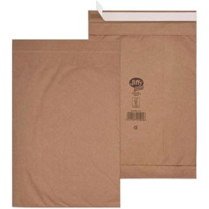 Jiffy Polsterversandtaschen Typ 5, für Format A4, 245 x 381mm Innenmaß, braun, haftklebend