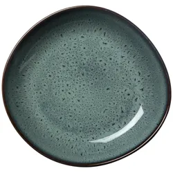 Villeroy & Boch Multipack Lave gris Schale flach klein - 6 Stück, Schüssel + Schale, Grau