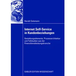 Internet Self-Service in Kundenbeziehungen, Fachbücher von Harald Salomann