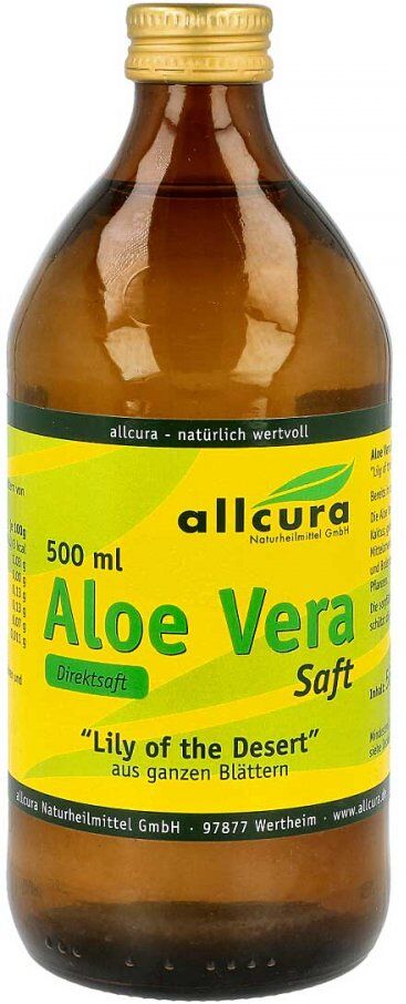 Aloe Vera Saft Ganzblatt 500ml