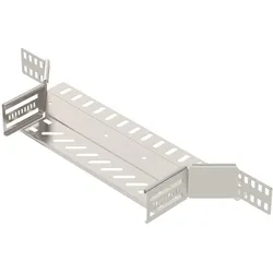 OBO 6042318 Anbau-Abzweigstück für Kabelrinne 60x300 Edelstahl, rostfrei A2 1.4301 blank, nachbehandelt RAA 630 A2
