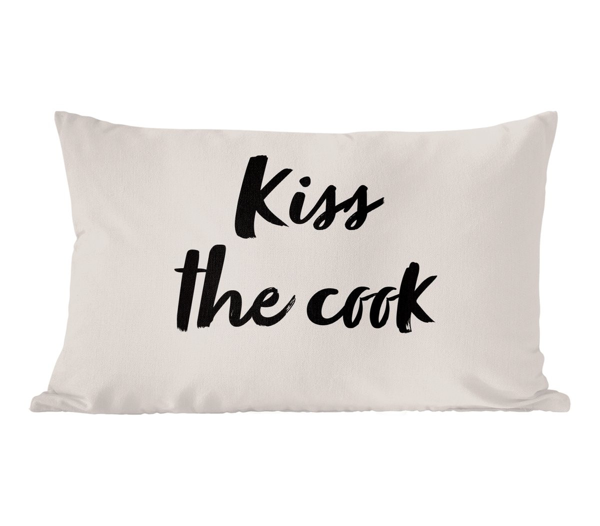PillowMonkey Sierenkussen Kiss the Cook - 60 x 40 cm