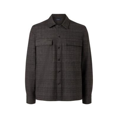 Langarmhemd MAERZ MUENCHEN "Maerz Muenchen 684001 Langarmhemd Herren Bekleidung", Herren, Gr. 54, EURO-Größen, braun, 68% Polyester, 26% Viskose, 6% Elasthan, Hemden