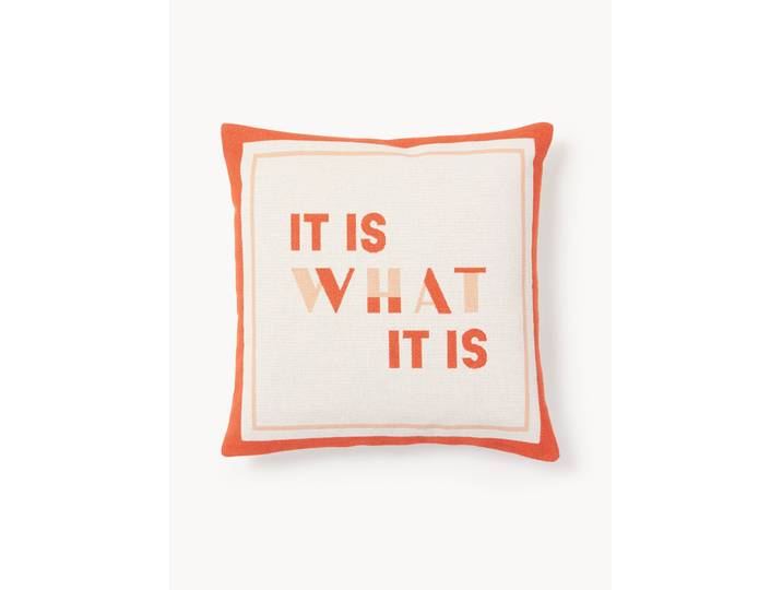 Housse de coussin 45x45 brodée Tyra