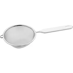 FACKELMANN  Sieb Edelstahl, Einlagegriff aus Kunststoff, L: 235 mm, ø: 100 mm