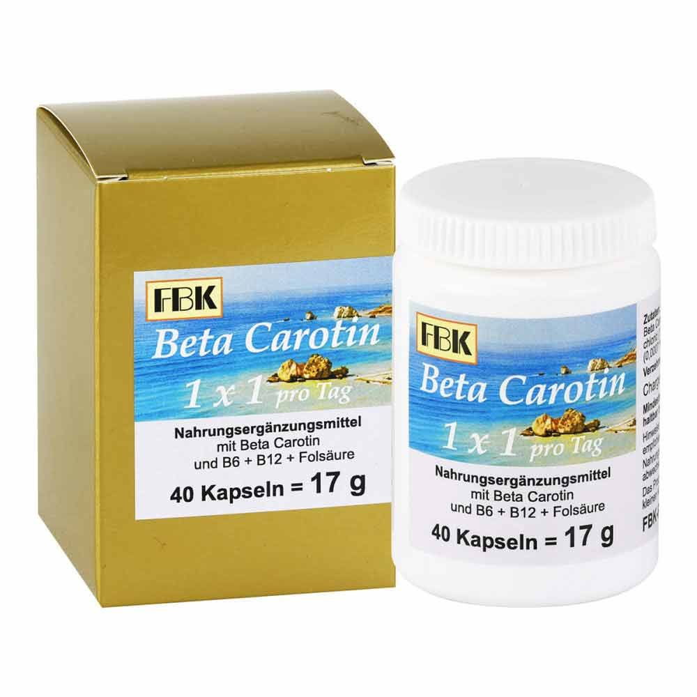 FBK-Pharma GmbH Beta Carotin 1 x 1 Pro Tag Kapseln 06995030