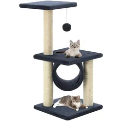 vidaXL Xatenen (65 cm, Dunkelblau), Katzenbaum