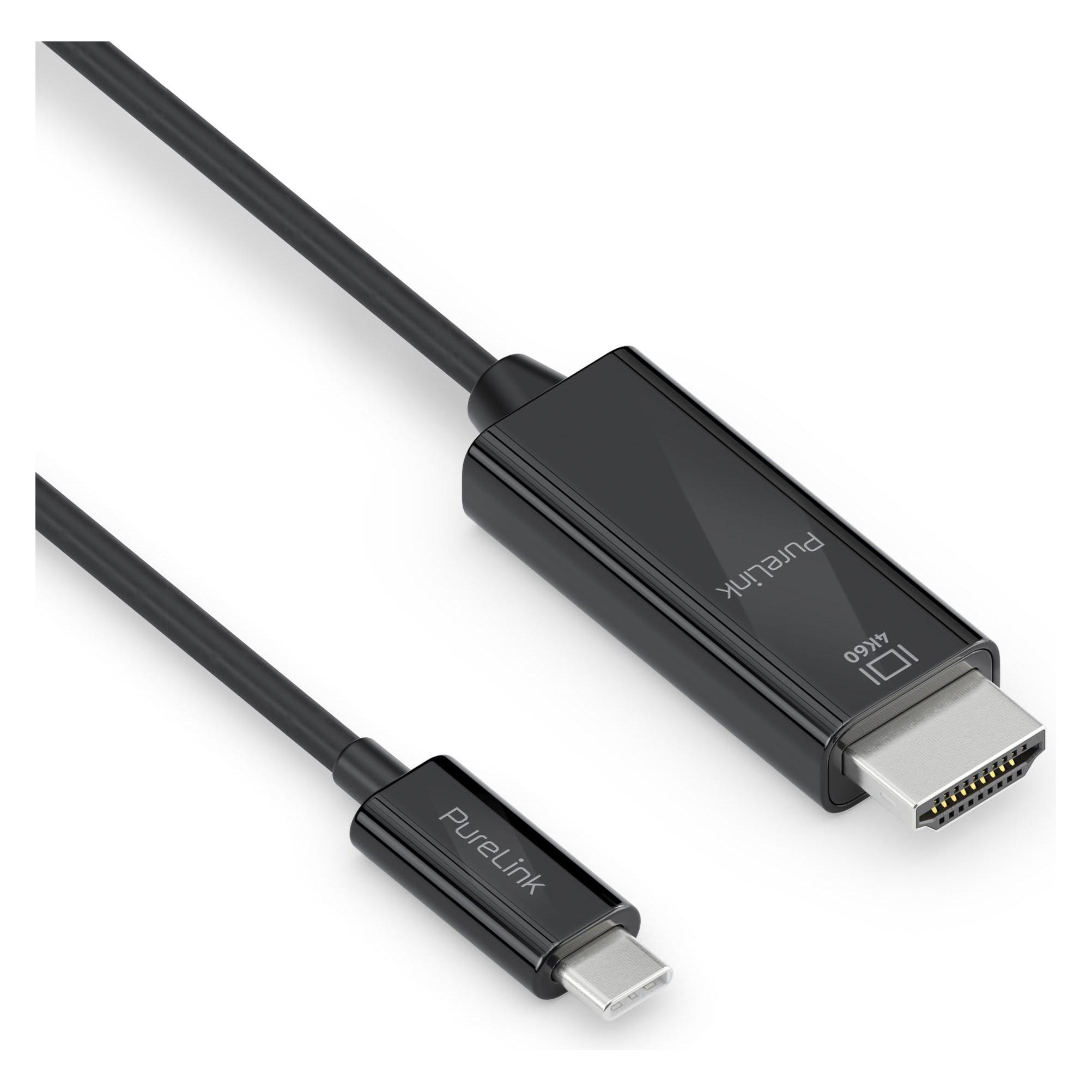 Purelink Kabel IS2201-010 USB Type-C - HDMI, 1 m, Schwarz (1 m) (IS2201-010)