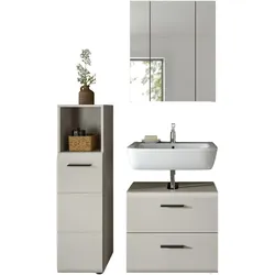 BADMÖBEL-SET Kaschmir 3-teilig 105 cm, Badkombination in modernem Design