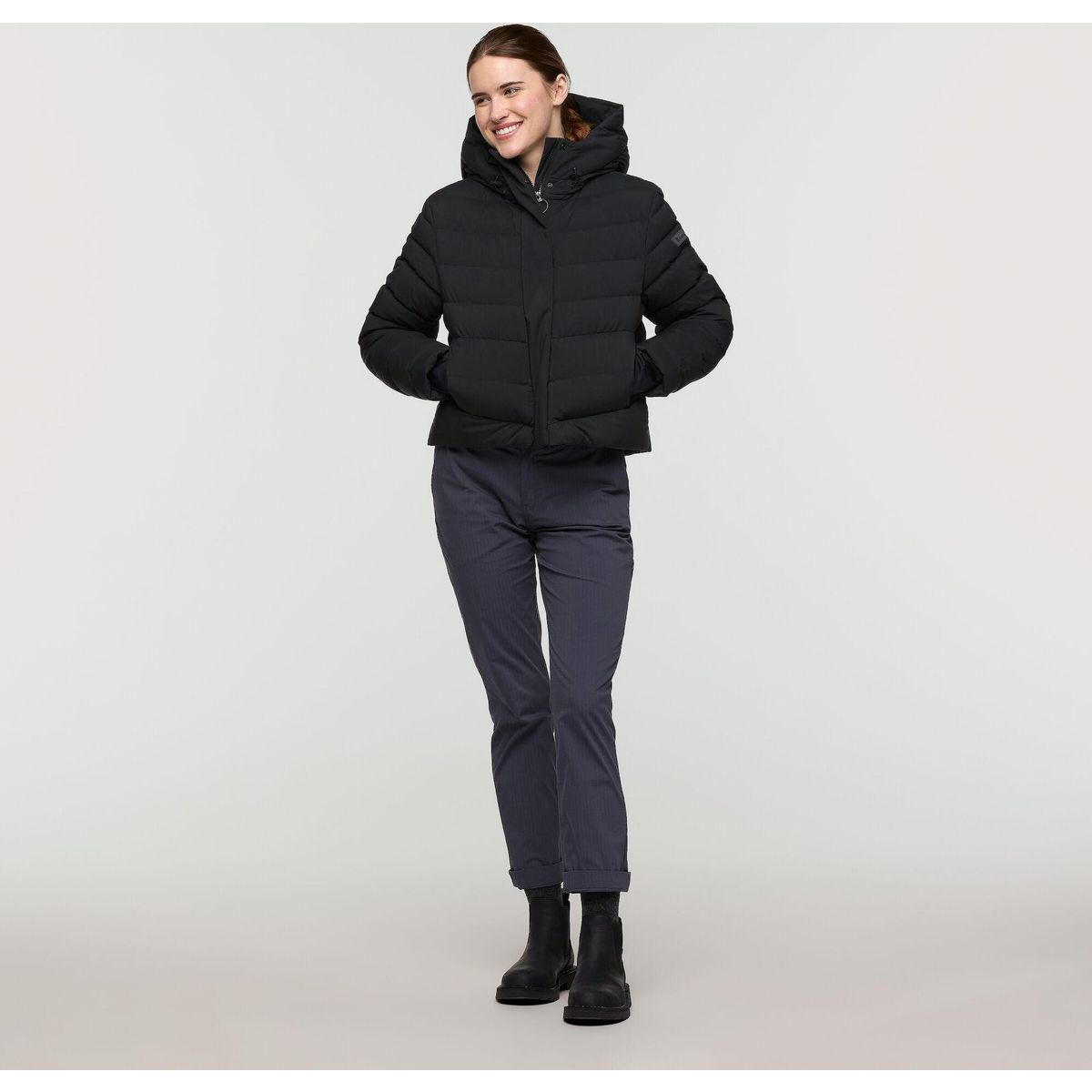Cotopaxi Alivio Down Crop Jacket Cotopaxi Black Women cotopaxi black S ACJ-CPBLK-W-S