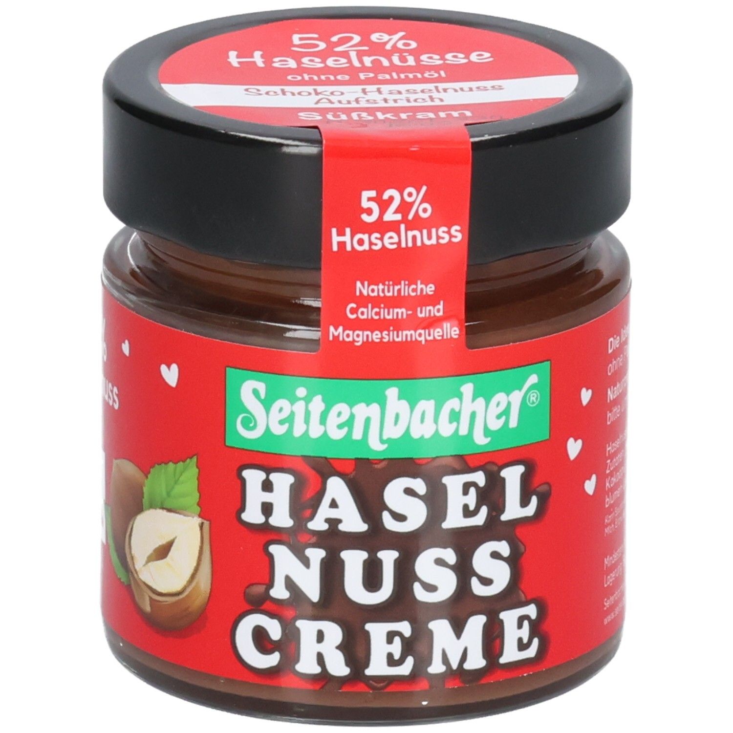 Seitenbacher Schoko-Haselnuss Aufstrich, 'Süßkram' 200 g Brotaufstrich