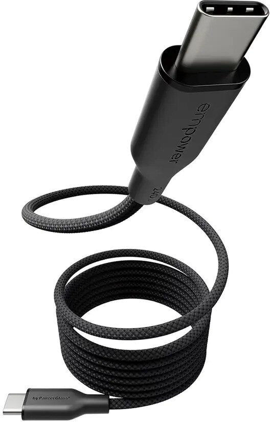 empower by PanzerGlass Magnetic 1.5m / 240W USB-C til USB-C Kabel - Space Black