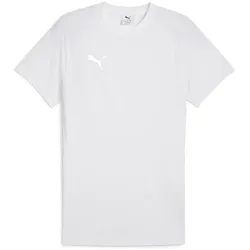 PUMA teamEvostripe T-Shirt Herren 04 - PUMA white/PUMA silver/feather gray S