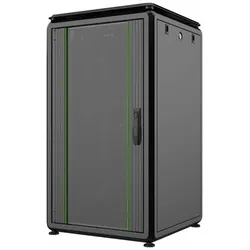 Logon RDL20U66BL Vrijstaande rek 20U 600kg Zwart rack (20 HE, 19 Zoll Rack), Serverschrank, Schwarz