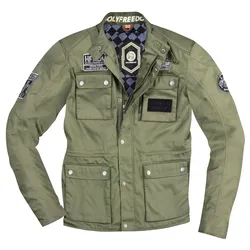 HolyFreedom Quattro Waxed Motorrad Textiljacke