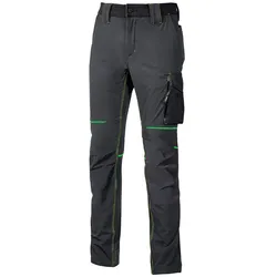 U-Power Hose World - asphalt grey/green - S