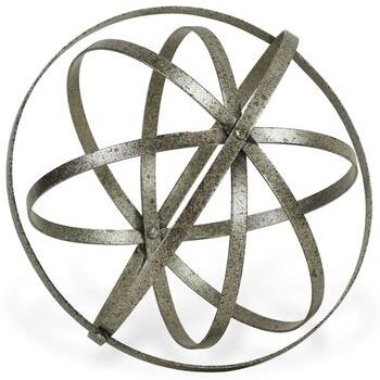 Cheung's Silver Metal Folding Orb Table Decor