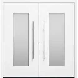 Hörmann Aluminium Haustür TopComfort Portal Motiv 138, 2-flügelig