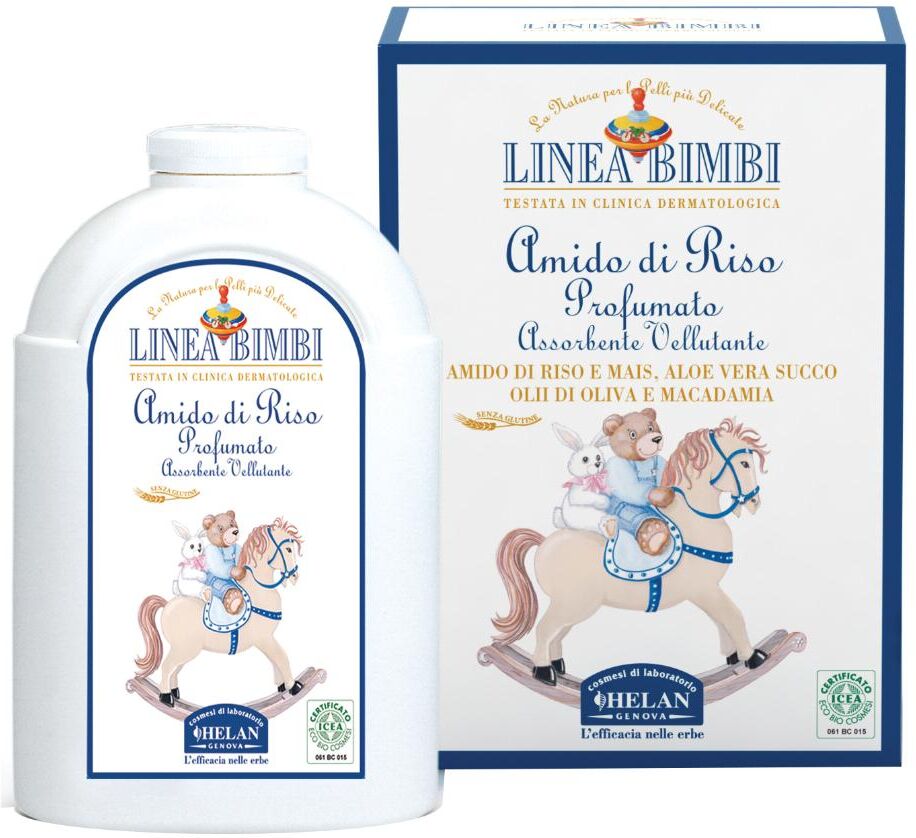 HELAN COSMESI Srl Helan Bimbi Amido Di Riso Profumato 75g - Amido di Riso Profumato per Bambini