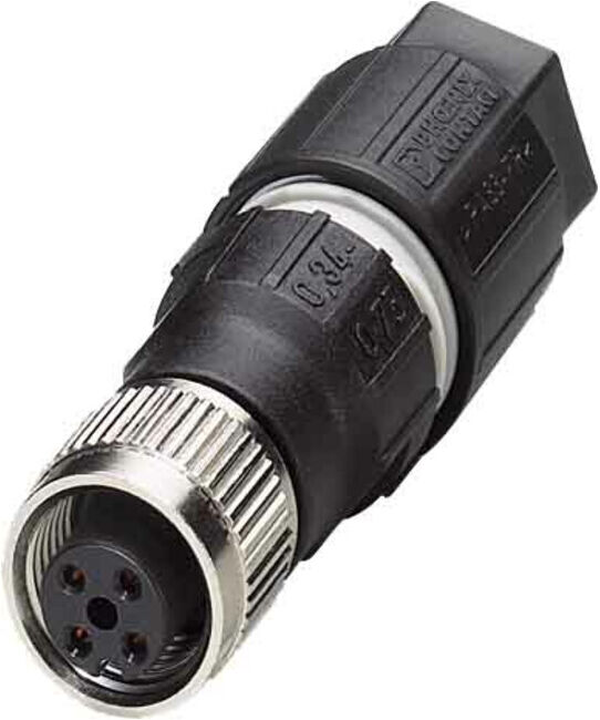 Phoenix Contact Connecteur capteur 4 pôles, prise, droite SACC-M12FS-4QO-0,75 (1641756)