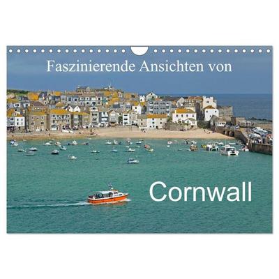 Faszinierende Ansichten von Cornwall (Wandkalender 2027 DIN A4 quer), CALVENDO Monatskalender