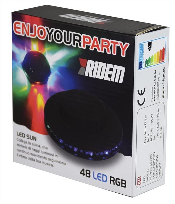 RIDEM Led Sun-nero