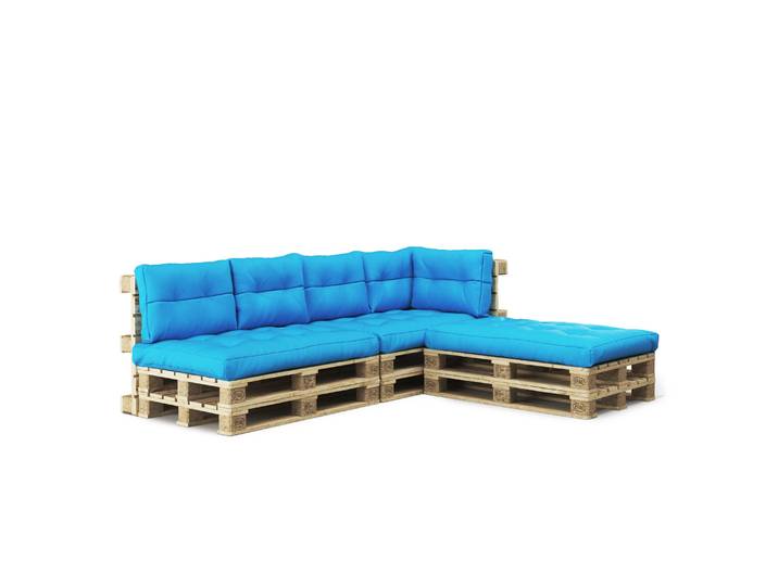 Palettenlounge TENERO inkl. Kissen türkis