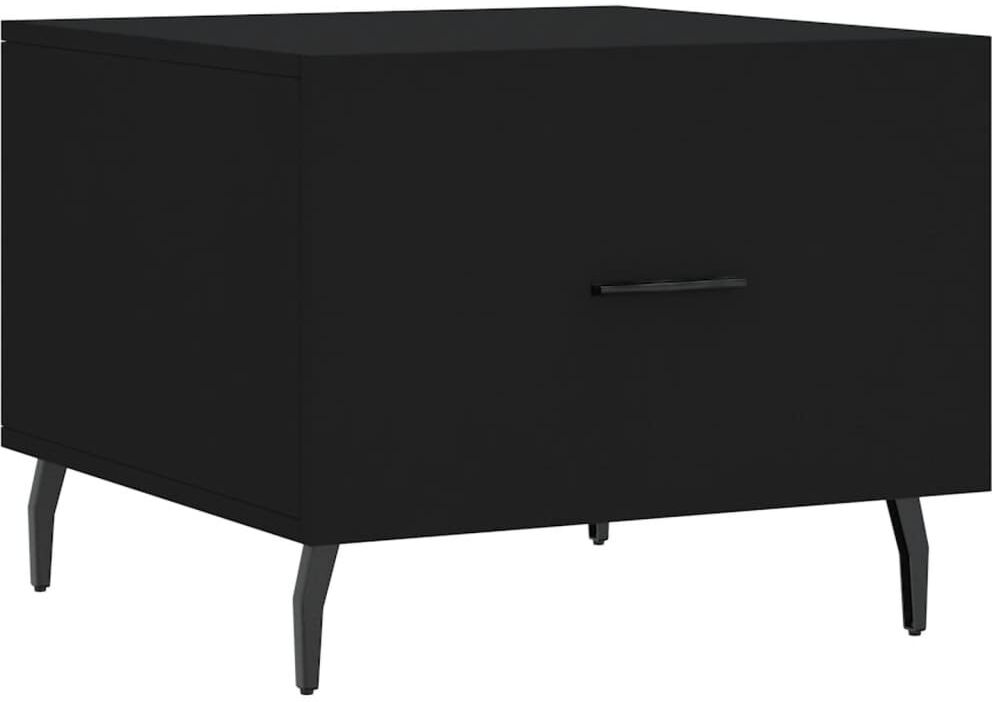Metro Azaela Four Leg Coffee Table with Storage Black