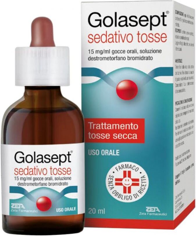 Zeta farmaceutici Golasept Sedativo Tosse, 18 ml