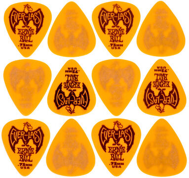 Ernie Ball Everlast Picks 0,73 mm Orange Orange