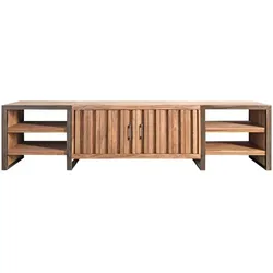 WOLFMÖBEL TV-Lowboard Adana Holz Braun Sheesham