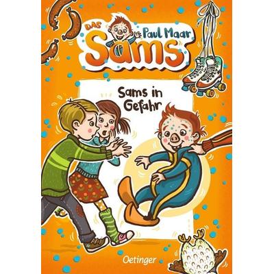 Das Sams 5. Sams in Gefahr, Gebundene Ausgabe von Paul Maar, Verlag Friedrich Oetinger GmbH, 978-3-7891-0831-0