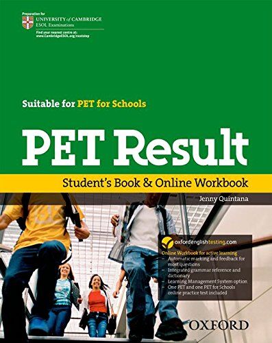 Jenny Quintana - PET Result : Intermediate, Student's Book and Online Workbook (Preliminary English Test (Pet) Result) - Preis vom 30.09.2026 09:01:18 h