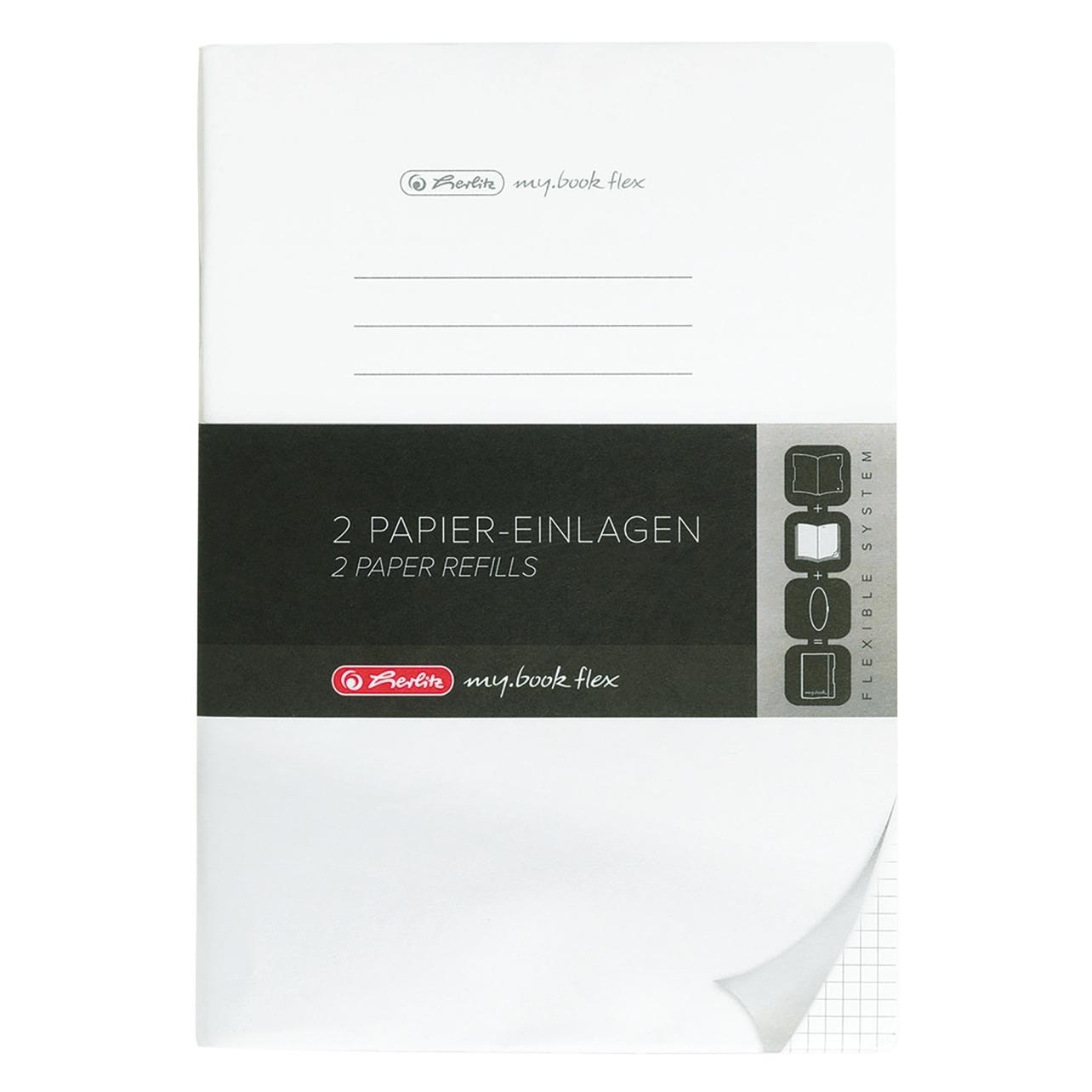 Herlitz Notizblock A4 (A4, Kariert, Weicher Einband) (50034086)