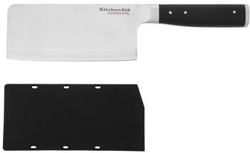 KitchenAid Gourmet Forged Cleaver Knife, 6-Inch, Black